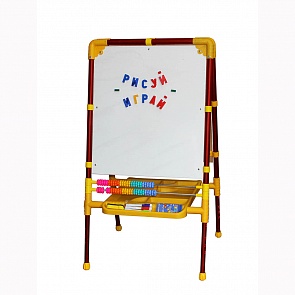 Мольберт Вырастайка, цвет красно-жёлтый (Galaxy, 7516RT)